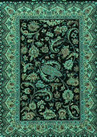 Persian Turquoise Traditional Rug, tr2036turq