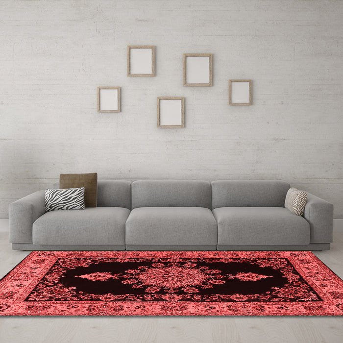 Traditional Red Washable Rugs