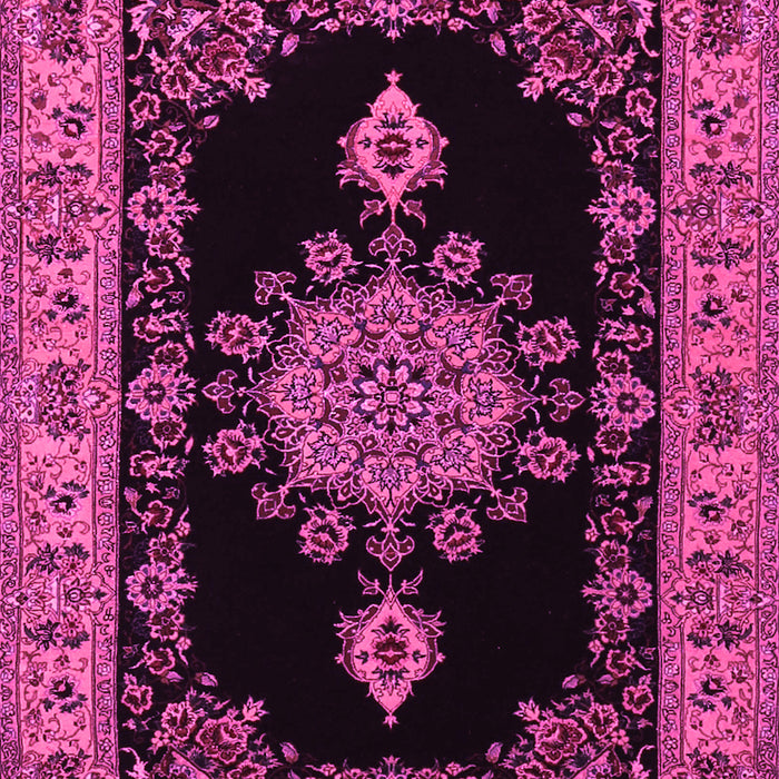 Medallion Pink Traditional Rug, tr2037pnk