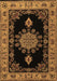 Medallion Brown Traditional Rug, tr2037brn