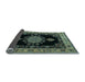 Sideview of Medallion Light Blue Traditional Rug, tr2037lblu