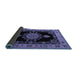 Sideview of Medallion Blue Traditional Rug, tr2037blu