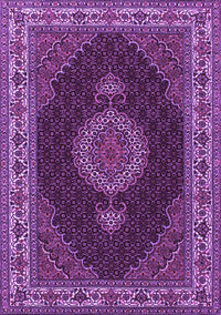 Medallion Purple Traditional Rug, tr2038pur