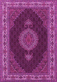 Medallion Pink Traditional Rug, tr2038pnk