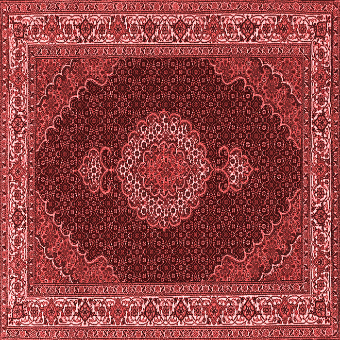 Medallion Red Traditional Rug, tr2038red