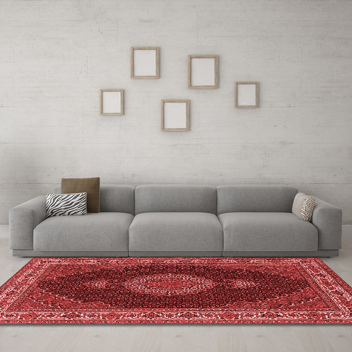 Traditional Red Washable Rugs