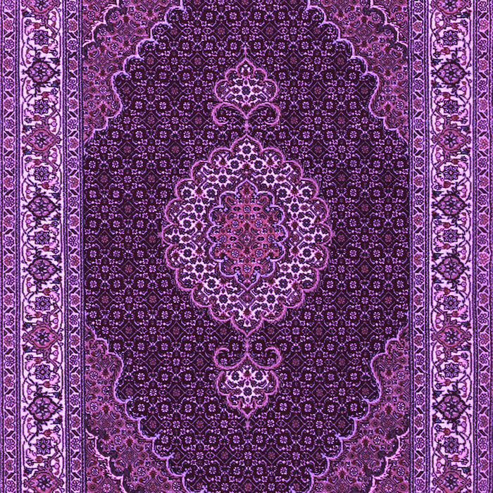 Machine Washable Medallion Purple Traditional Area Rugs, wshtr2038pur