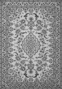 Medallion Gray Traditional Rug, tr2039gry