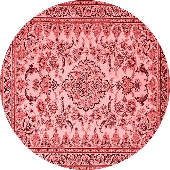 Medallion Red Traditional Rug, tr2039red