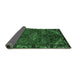 Sideview of Persian Emerald Green Traditional Rug, tr203emgrn