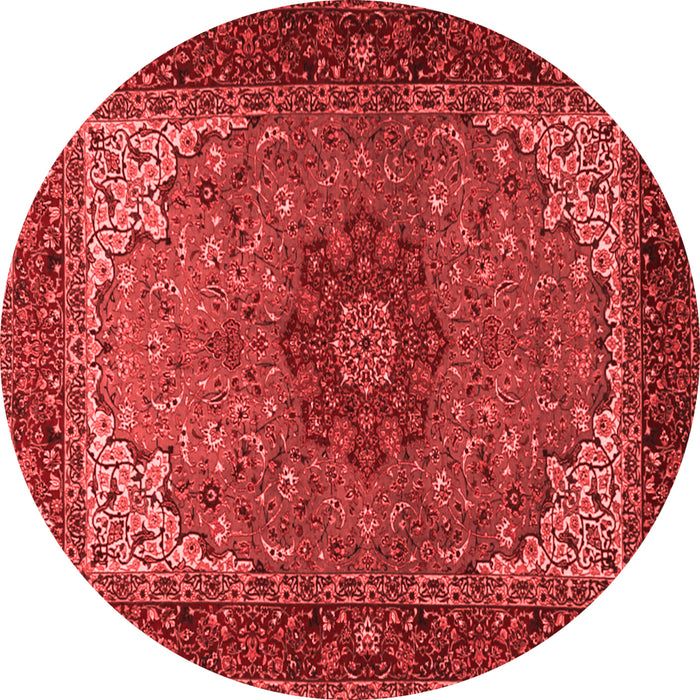Medallion Red Traditional Rug, tr2040red