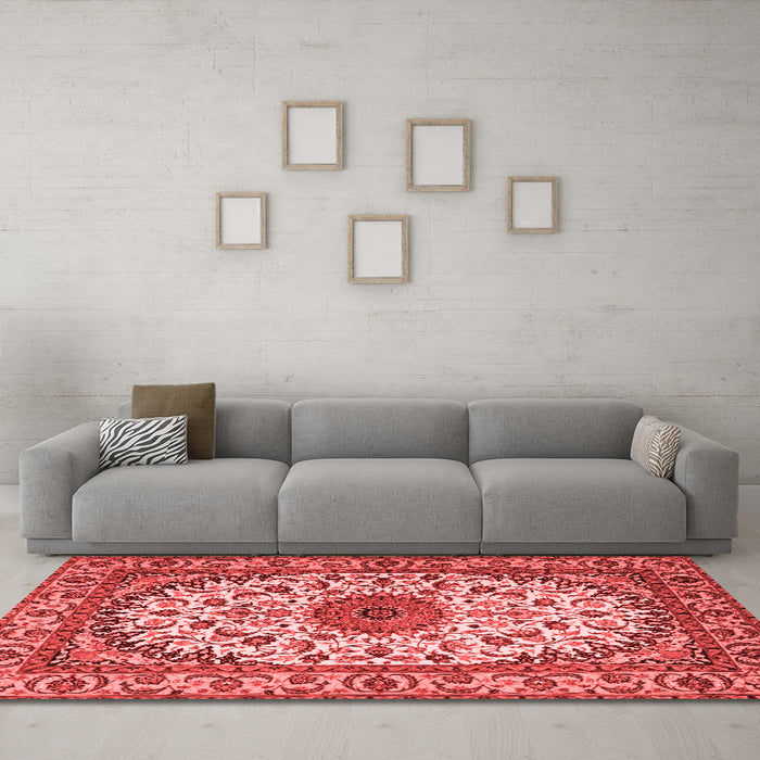 Traditional Red Washable Rugs