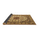 Sideview of Medallion Brown Traditional Rug, tr2041brn