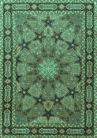 Persian Turquoise Traditional Rug, tr2042turq