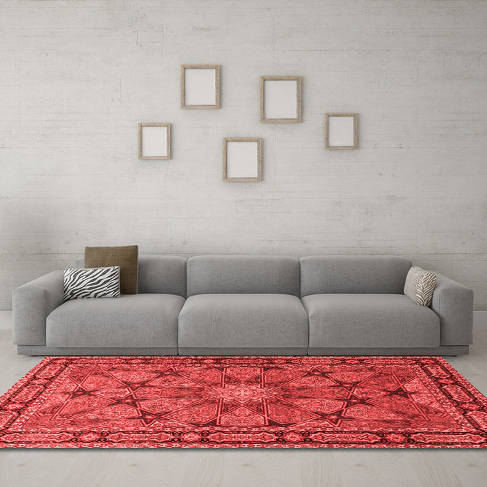 Traditional Red Washable Rugs