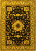 Persian Yellow Traditional Rug, tr2043yw