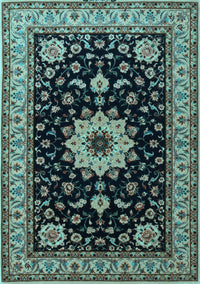 Persian Light Blue Traditional Rug, tr2043lblu