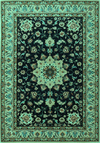 Persian Turquoise Traditional Rug, tr2043turq