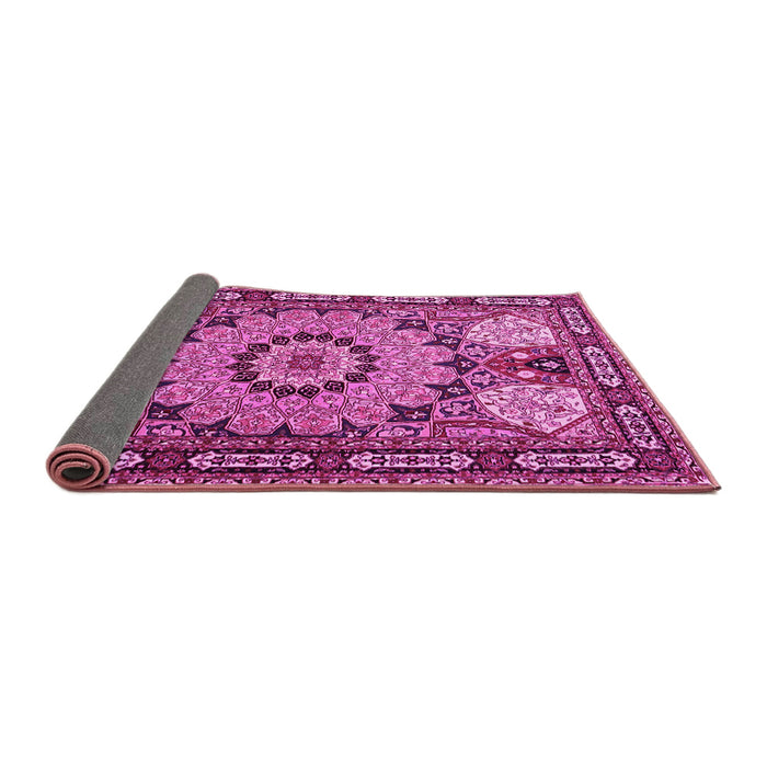 Sideview of Persian Pink Traditional Rug, tr2044pnk