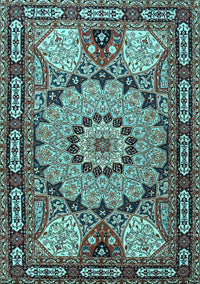 Persian Light Blue Traditional Rug, tr2044lblu