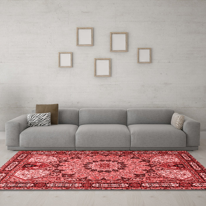 Traditional Red Washable Rugs