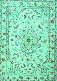 Persian Turquoise Traditional Rug, tr2045turq