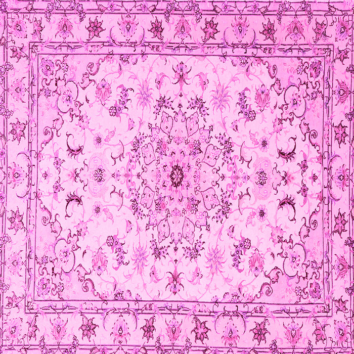 Square Persian Pink Traditional Rug, tr2045pnk