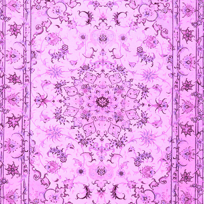 Machine Washable Persian Purple Traditional Area Rugs, wshtr2045pur
