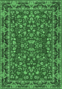 Persian Emerald Green Traditional Rug, tr2046emgrn