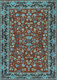 Persian Light Blue Traditional Rug, tr2046lblu