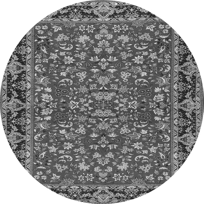 Square Persian Gray Traditional Rug, tr2046gry