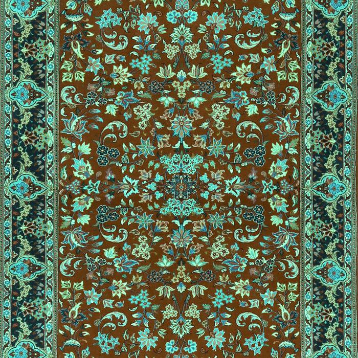 Persian Turquoise Traditional Rug, tr2046turq