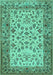 Persian Turquoise Traditional Rug, tr2047turq