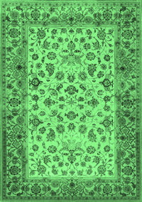 Persian Emerald Green Traditional Rug, tr2047emgrn