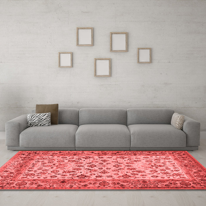 Traditional Red Washable Rugs