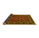 Sideview of Persian Yellow Traditional Rug, tr2048yw