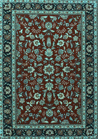 Persian Light Blue Traditional Rug, tr2048lblu