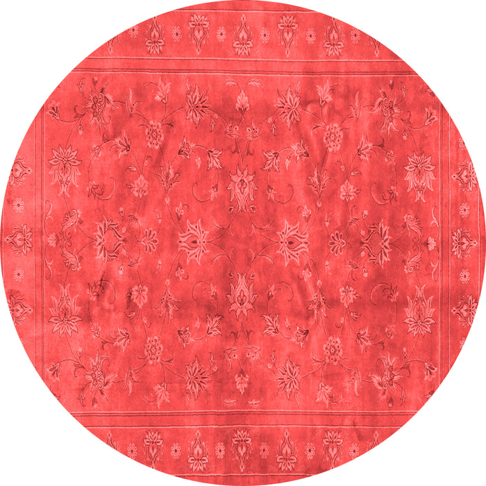 Machine Washable Persian Red Traditional Rug, wshtr2049red