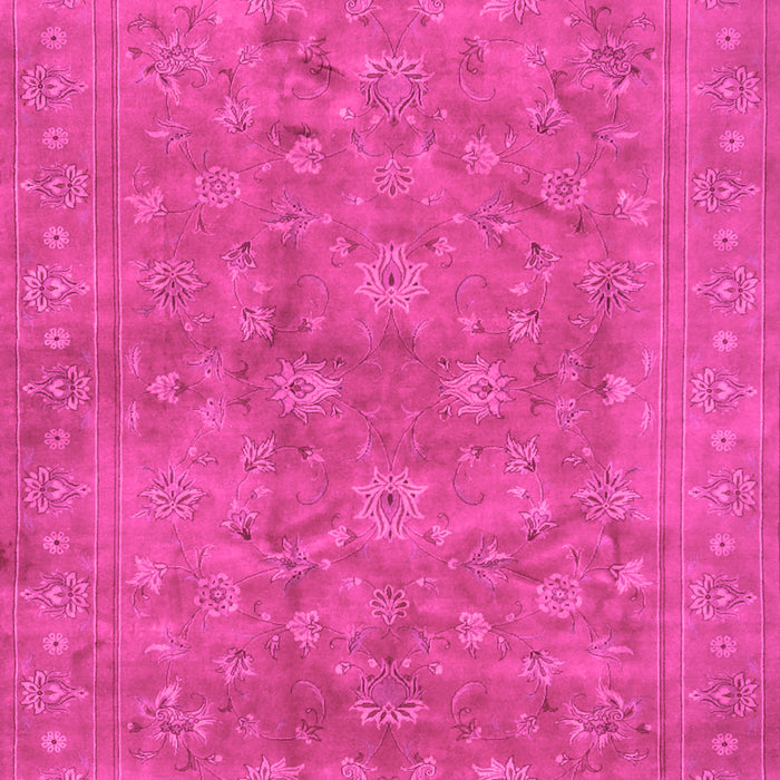 Machine Washable Persian Pink Traditional Rug, wshtr2049pnk