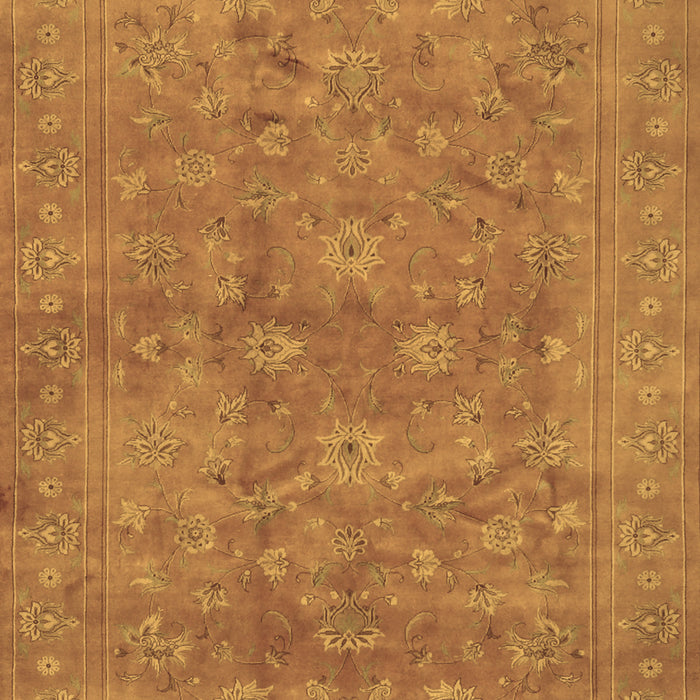 Machine Washable Persian Brown Traditional Rug, wshtr2049brn