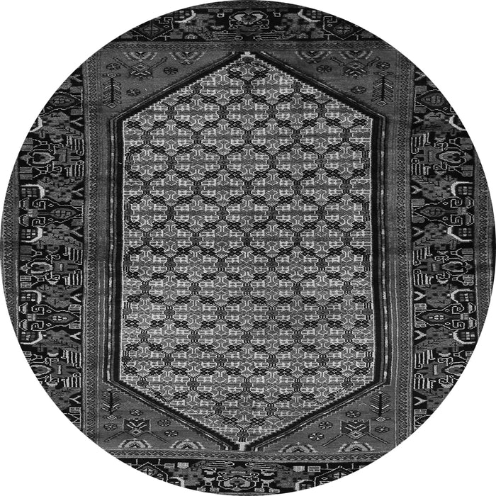 Square Persian Gray Traditional Rug, tr204gry