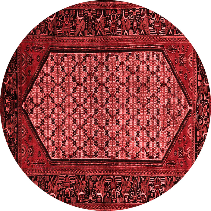Machine Washable Persian Red Traditional Rug, wshtr204red