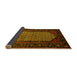 Sideview of Persian Yellow Traditional Rug, tr204yw
