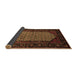 Sideview of Persian Brown Traditional Rug, tr204brn