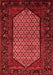 Persian Red Traditional Area Rugs