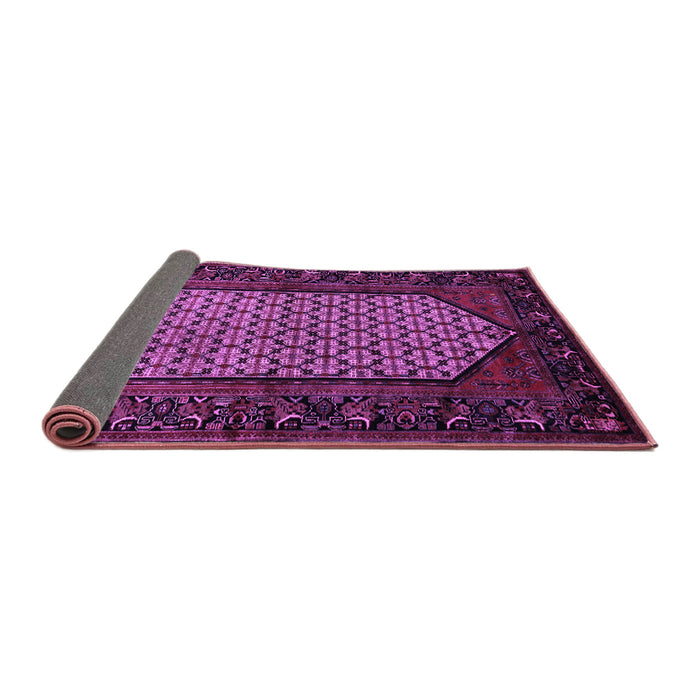 Sideview of Persian Purple Traditional Rug, tr204pur
