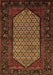Persian Brown Traditional Rug, tr204brn