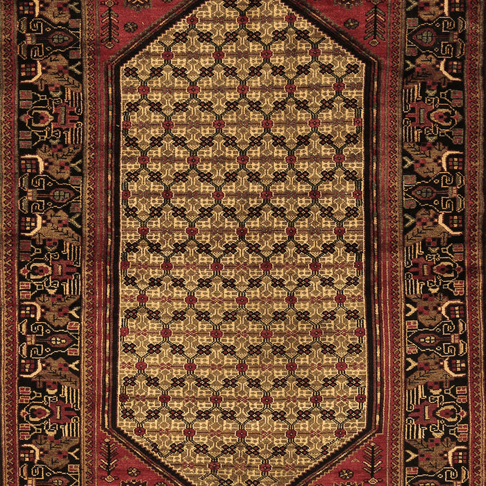 Persian Brown Traditional Rug, tr204brn