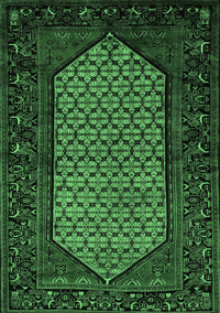 Persian Emerald Green Traditional Rug, tr204emgrn