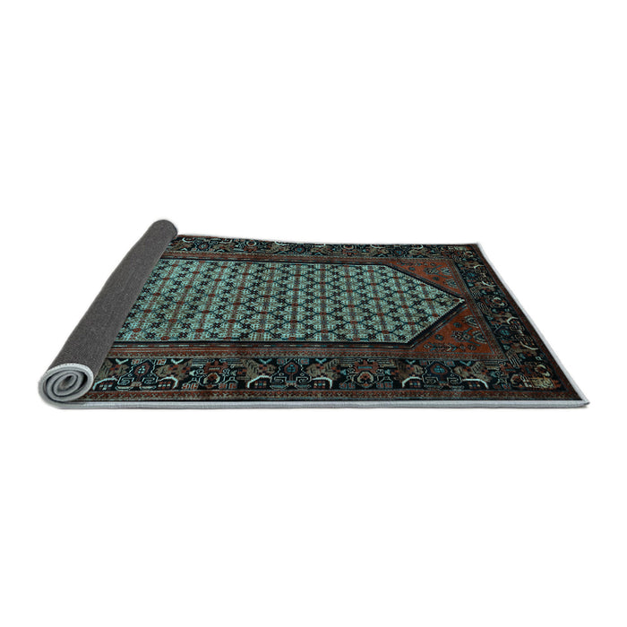 Sideview of Persian Light Blue Traditional Rug, tr204lblu